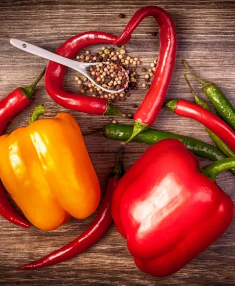 fresh-vegetables-with-spicy-pepper-on-wood-deck-2025-02-25-03-45-11-utc